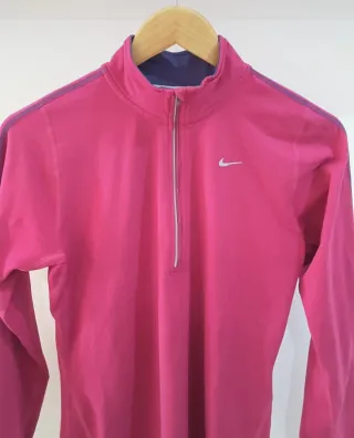 Sudadera Nike Running Talla S fucsia