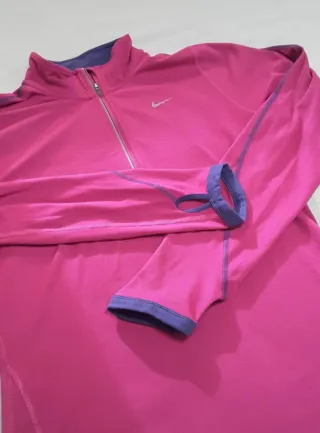 Sudadera Nike Running Talla S fucsia