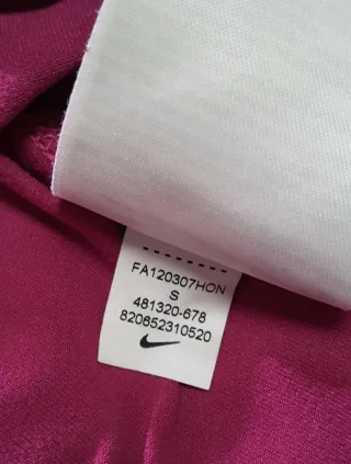 Sudadera Nike Running Talla S fucsia