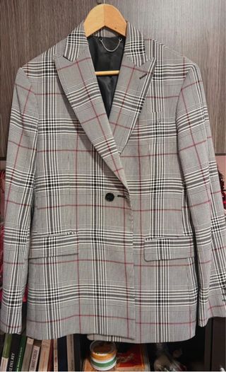 Chaqueta Zara cuadros hombre