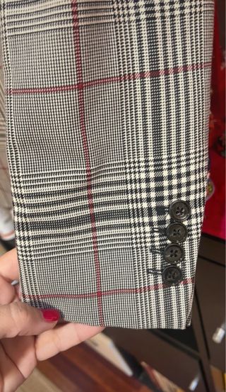 Chaqueta Zara cuadros hombre