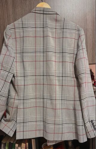 Chaqueta Zara cuadros hombre