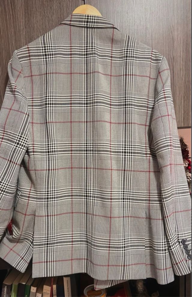 Chaqueta Zara cuadros hombre