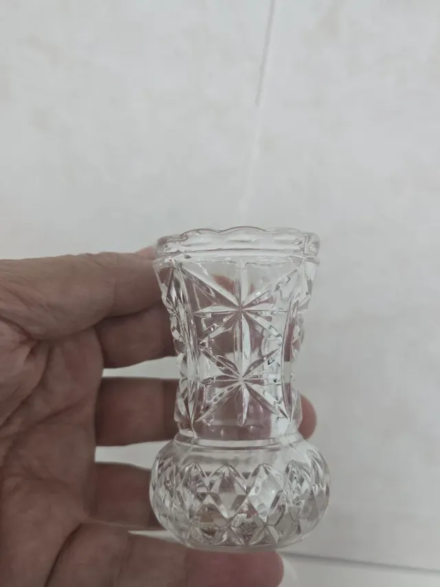 2 Candelabros Cristal Diseño Espiral