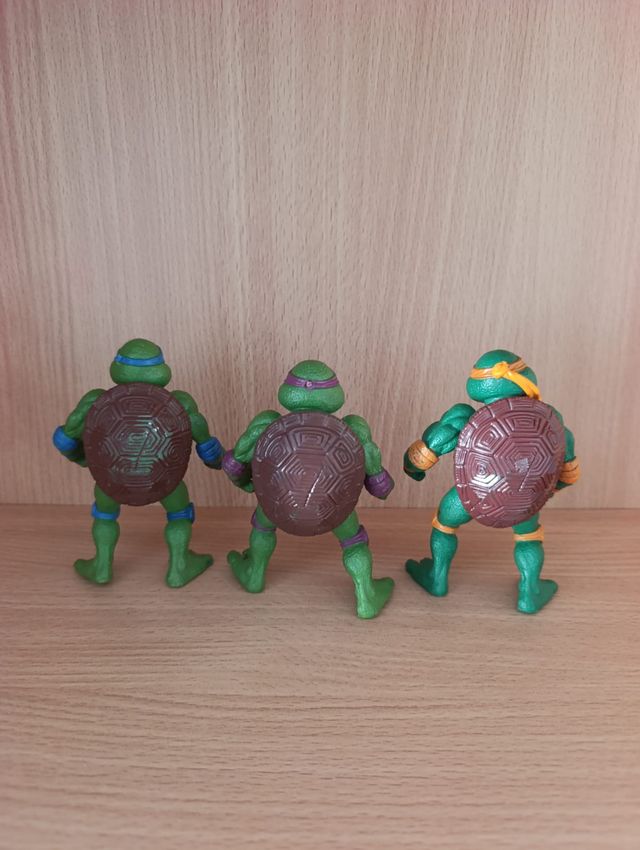 LOTE TORTUGAS NINJA LEONARDO DONATELO MIGUEL ANGEL