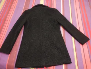 Cappotto nero bouclé Susymix taglia S