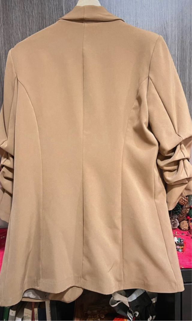 Chaqueta Beige Mujer