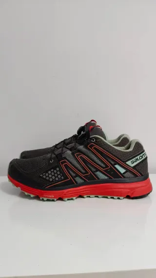 Zapatillas Salomon Trail Running Negras Rojas