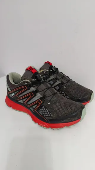 Zapatillas Salomon Trail Running Negras Rojas