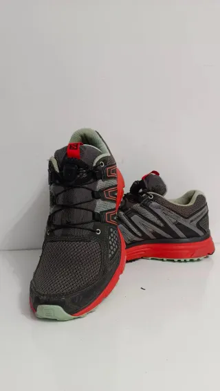 Zapatillas Salomon Trail Running Negras Rojas