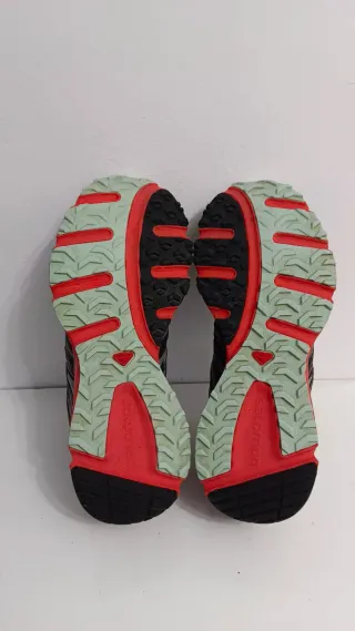 Zapatillas Salomon Trail Running Negras Rojas