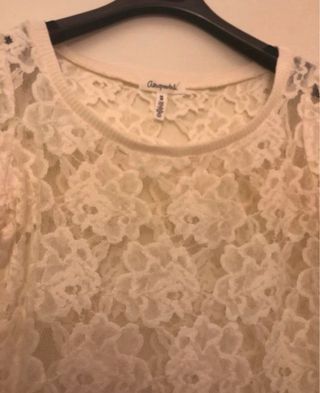 Maglioncino/top in pizzo