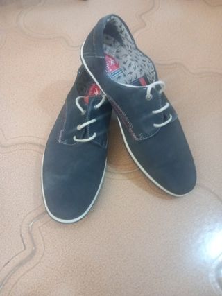 Zapatos Fluchos Hombre Azul