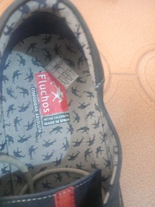 Zapatos Fluchos Hombre Azul