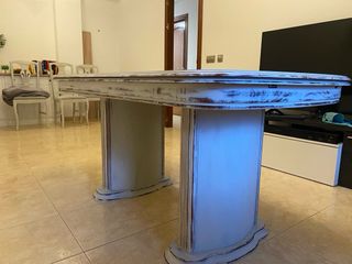 Mesa de comedor restaurada