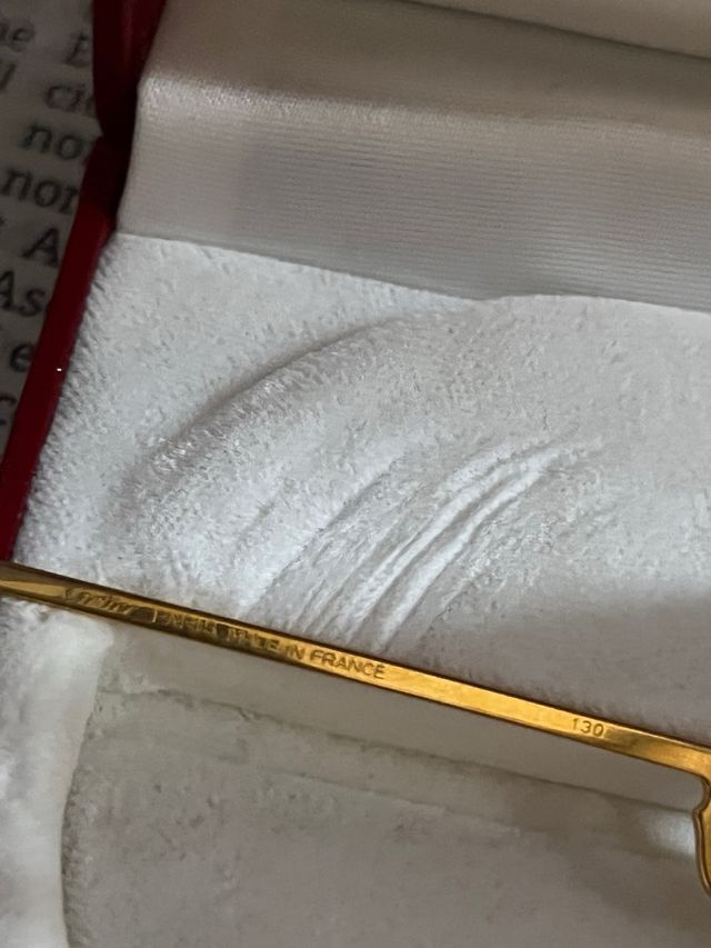 Occhiali Cartier Vintage Oro Marrone