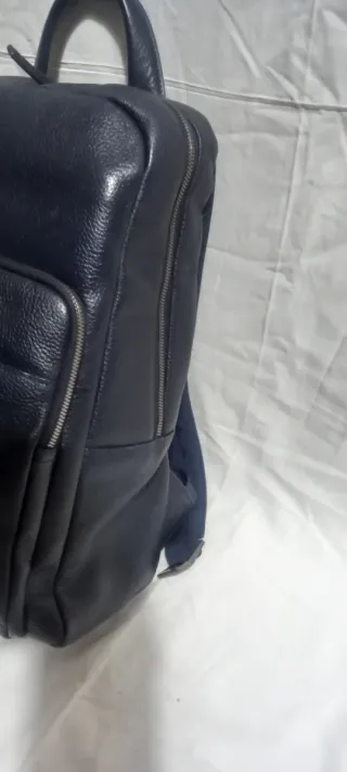 Zaino Piquadro Pelle Blu