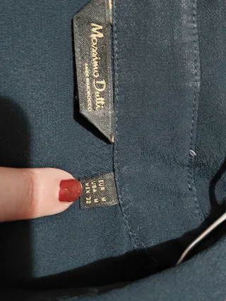 Camisa azul marino Massimo Dutti