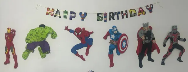 Decoración Cumpleaños Marvel