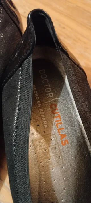 Zapatos Doctor Cutillas Talla 38 Negros