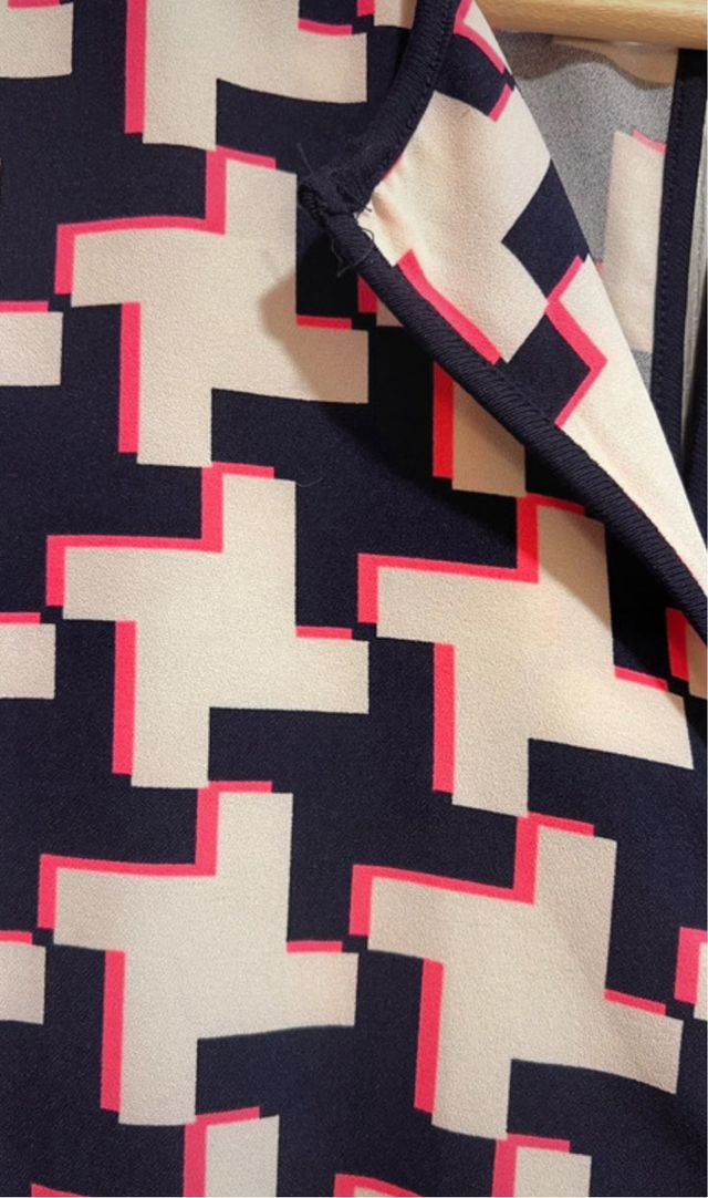 Camisa Lola Casademunt Azul y Blanca Talla M