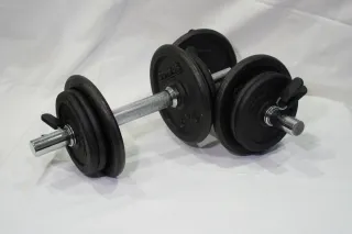 Pesas de gimnasio y calistenia!