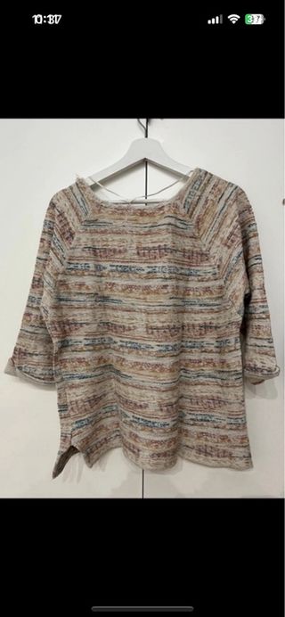 Jersey estampado mujer