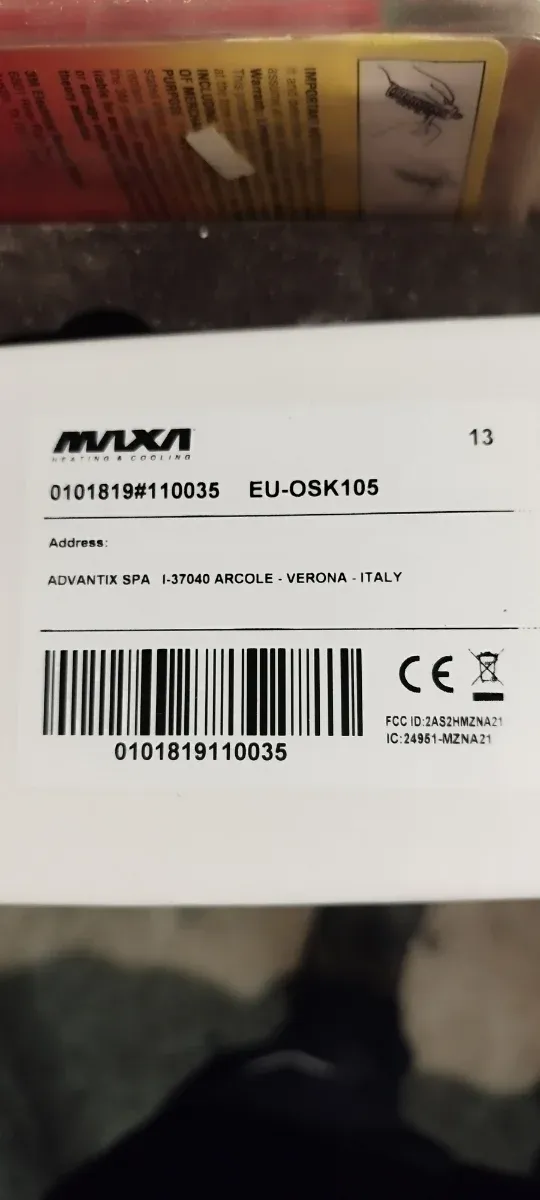 Condizionatore MAXA con Wi-Fi EU-OSK105