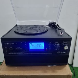 Giradischi DIGITNOW! Nero Multifunzionale