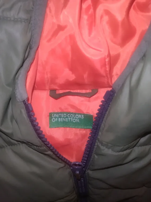 Chaqueta Benetton plumas 6-7 años