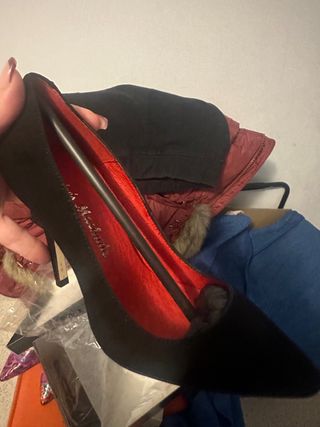 Zapatos de salón negros talla 33