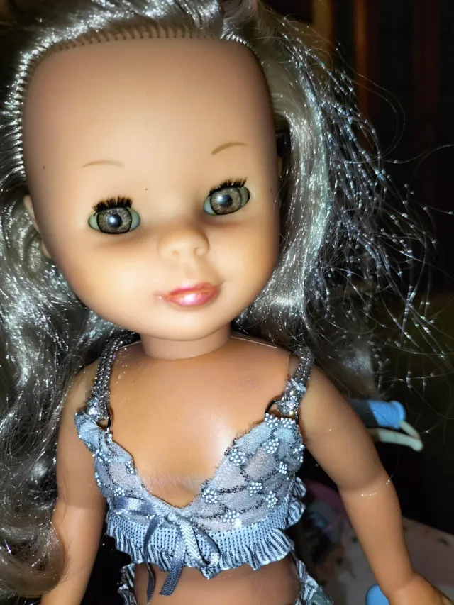 Conjunto de lingerie Nancy cinza