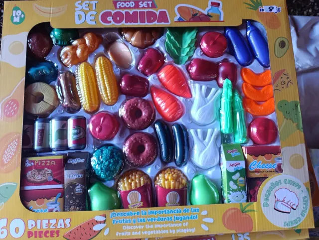 Set de Comida Juguete 60 Piezas