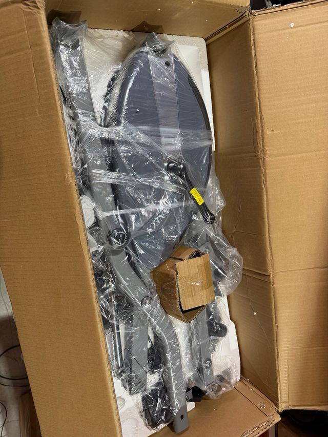 Bicicleta Estática Plegable con Respaldo