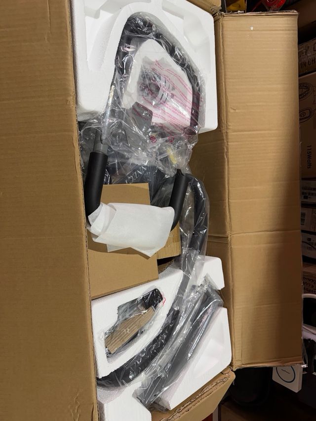 Bicicleta Estática Plegable con Respaldo