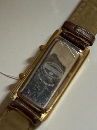 Orologio Fossil doppio quadrante oro blu