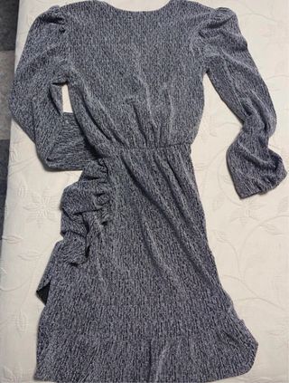 Vestido INSIDE gris y negro talla M
