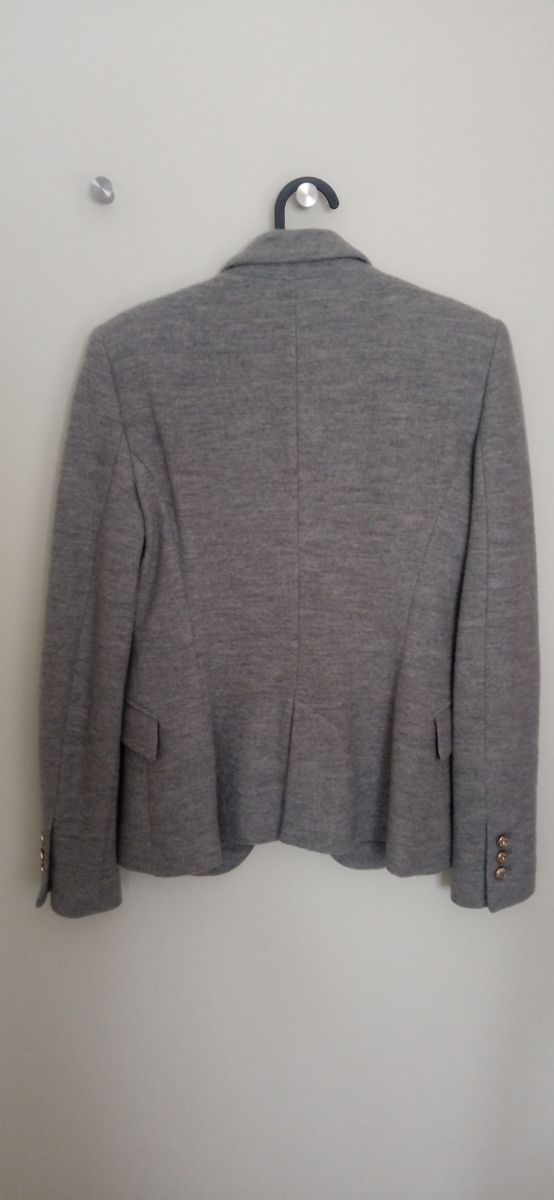 Chaqueta Zara Mujer Gris otoño invierno