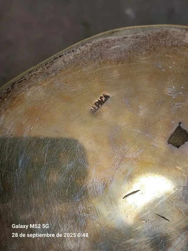 Antica caraffa in alpaca