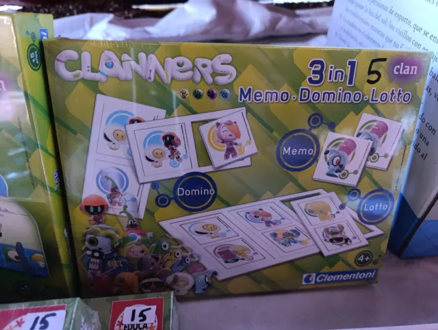 Juego de mesa Clementoni Clanners 3 en 1