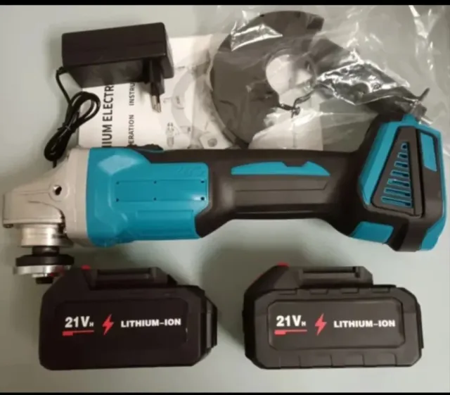 Smerigliatrice angolare senza fili (2 batterie)