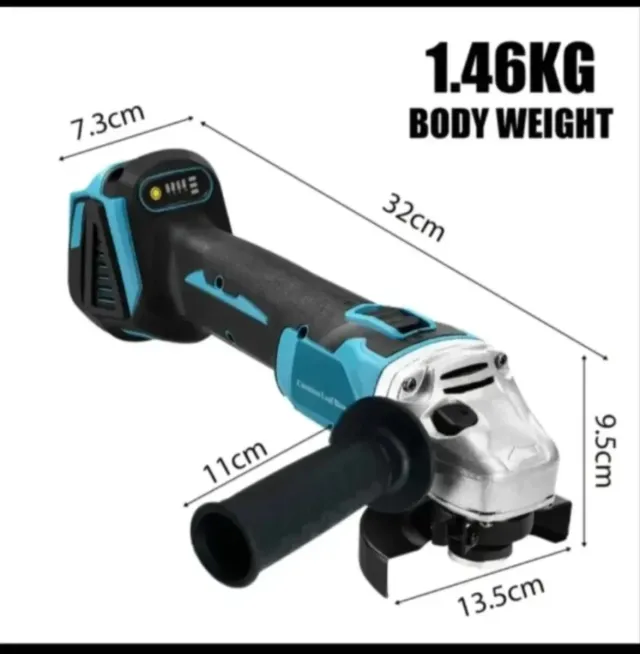Smerigliatrice angolare senza fili (2 batterie)