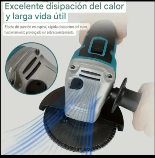 Smerigliatrice angolare senza fili (2 batterie)