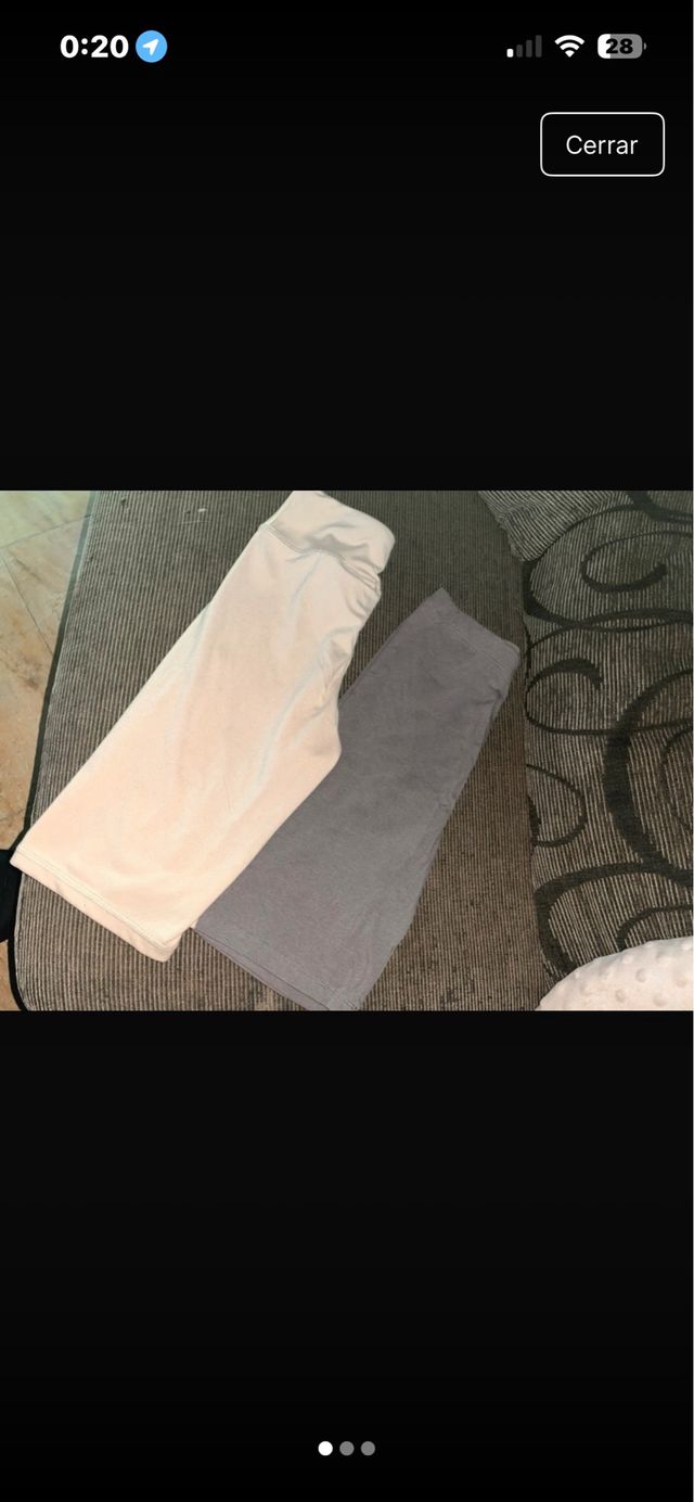 2 leggings ciclistas talla única
