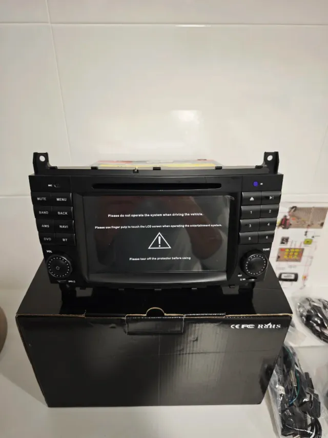 Pantalla Carplay Mercedes Benz Clase C