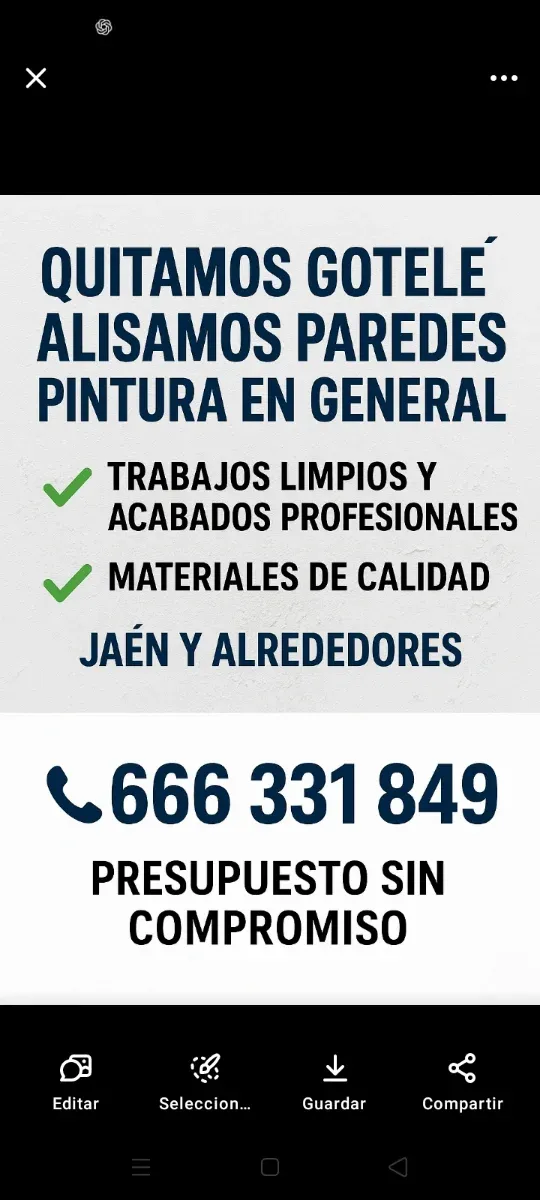 Servicios de Pintura y Alisado de Paredes