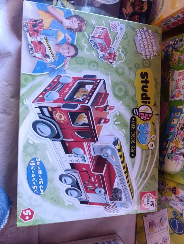 Juego de construcción Educa Studio 3D Camión Bombe