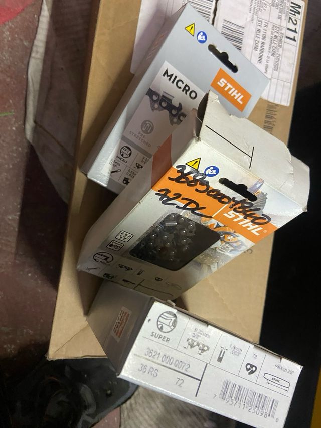 3 Cadenas Stihl 72 Eslabones