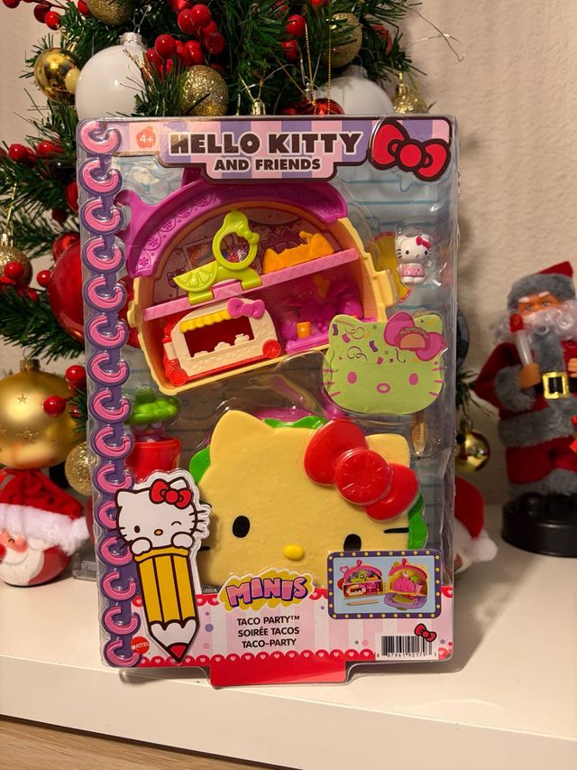 Mini festa a base di tacos con Hello Kitty e i suoi amici