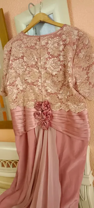 Vestido alta costura madrina 54/56